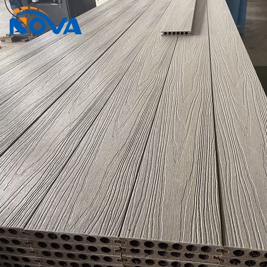 Ocox Waterproof Solid Wood Plastic Composite Flooring Outdoor WPC Decking Flooring